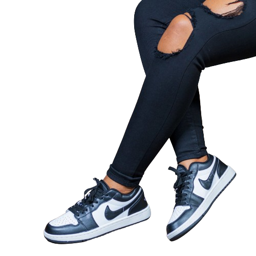 Nike Dunk Retro Lows Sneakers – Black/White