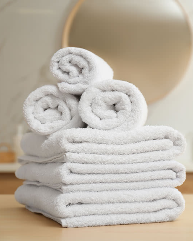 Classic White Towels – Long