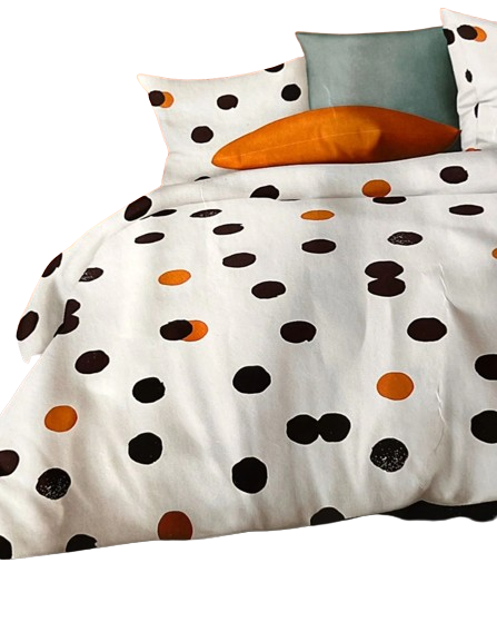 Bed Sheets + Pillow Case Set (Printed) – Whites